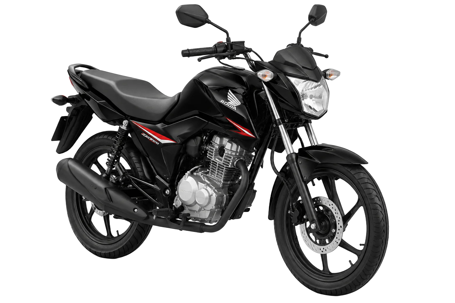 Moto preta CG Start 160 zero quilômetro da GiraGO